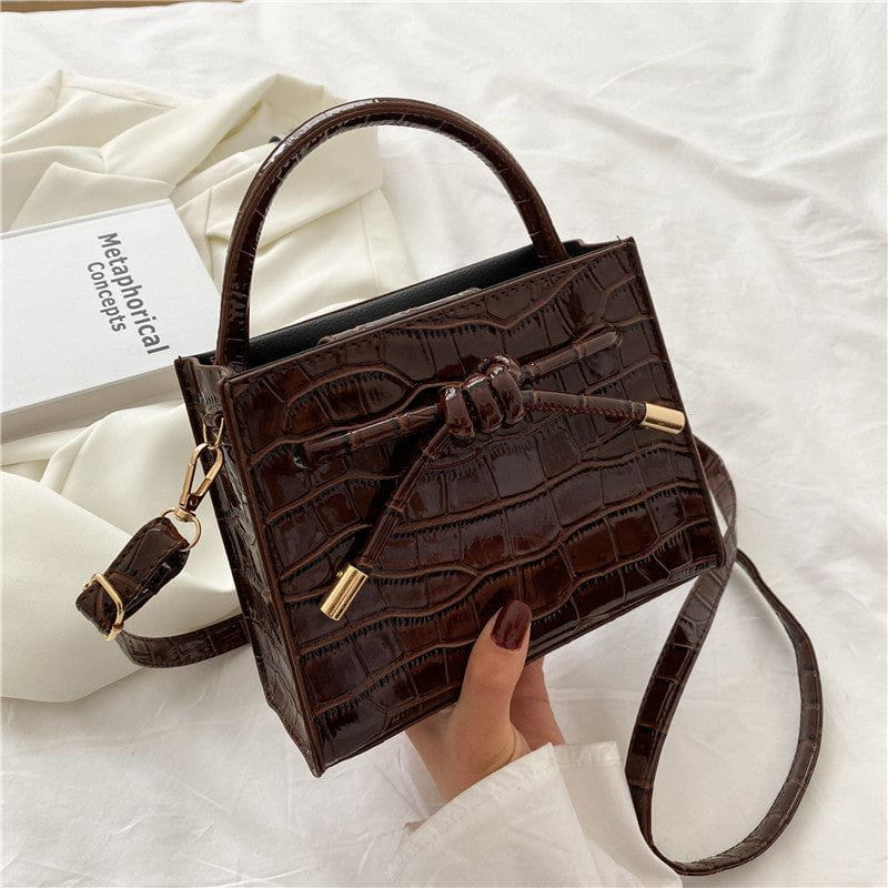 Cheky - New Korean Style Single Shoulder Messenger Bag Female Mori Stone Pattern