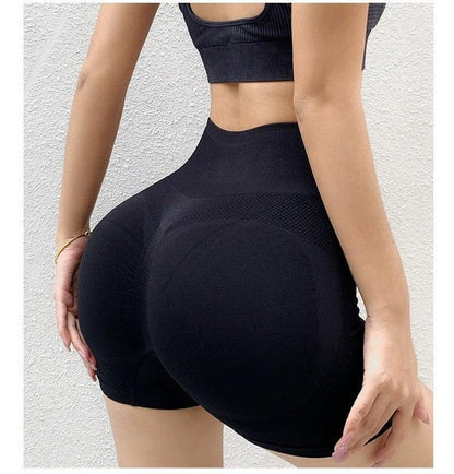 Cheky - Fitness Yoga Shorts Pants Butt Lifting Seamless Leggings Women Gym