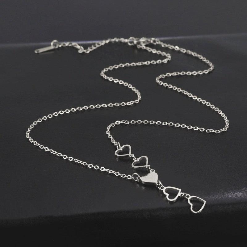 Cheky - Fashion Love Pendant Stainless Steel Necklace