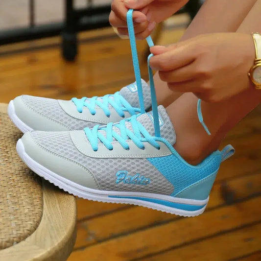 Cheky - Sneakers Women Fashion Lace Up Ladies Vulcanized Shoes Trainers Sneakers For Women New Outdoor Zapatillas Mujer Female Footwear