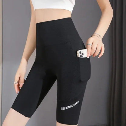 Cheky - Seamless Leggings With Pocket Women Soft Workout Tights Fitness Outfits Yoga Pants High Waist Gym Wear Spandex Leggings