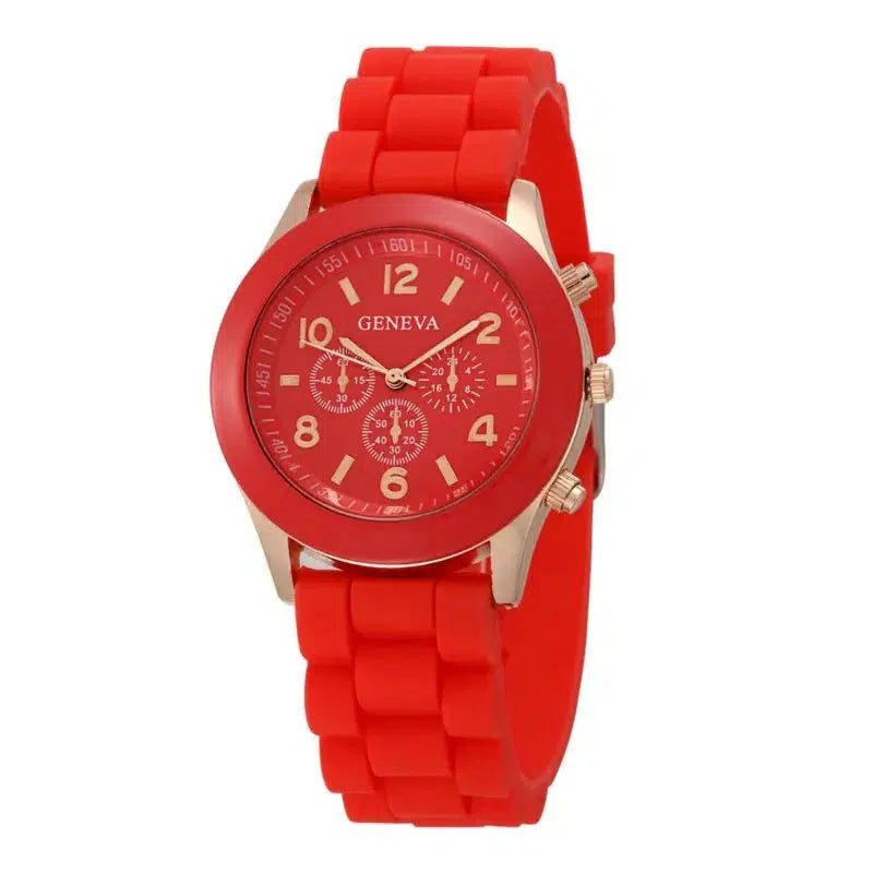 Cheky - Women Watches New Fashion Luxury Brand Women's Watch Silicone Strap Quartz Wrist Watch For Female Relogio Feminino