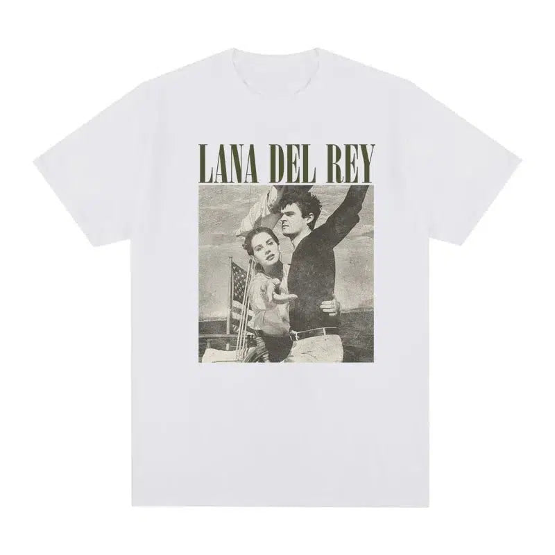 Cheky - New Lana Del Rey Ldr Sailing Tan T Shirt Cotton Tee Vintage Shirt Summer Unisex T-Shirt Harajuku Casual Women T Shirt