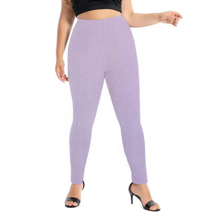 Cheky - Plus Size Leggings For Women Modal Cotton Stretch Elastic Solid Sheer Femme Legin Mujer Pants