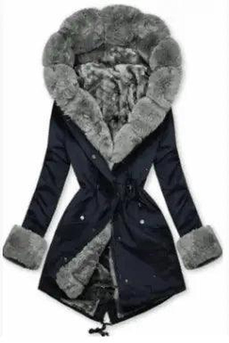 Cheky - European And American Autumn And Winter Women's Warm Fur