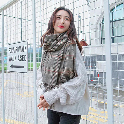 Cheky - Fashion Warm Cashmere Scarf In Autumn And Winter