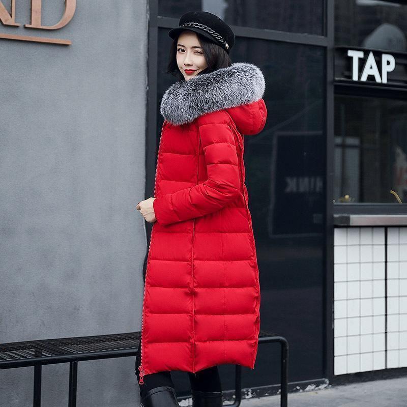 Cheky - Fur collar down jacket