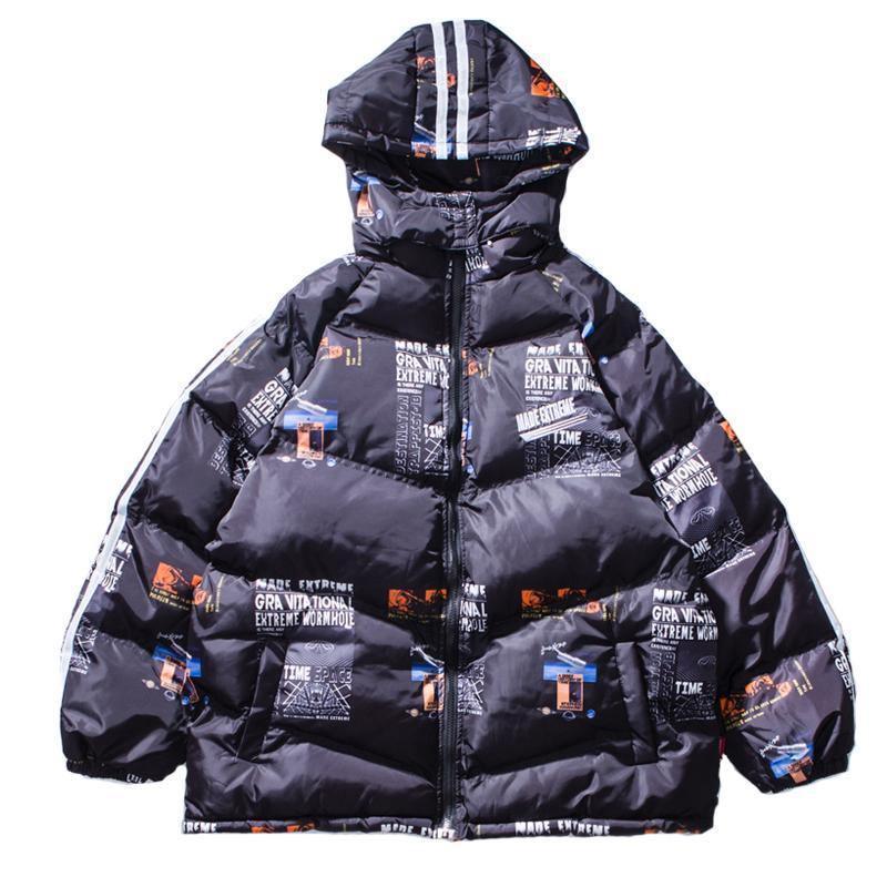 Cheky - Loose quilted cotton plus fleece jacket