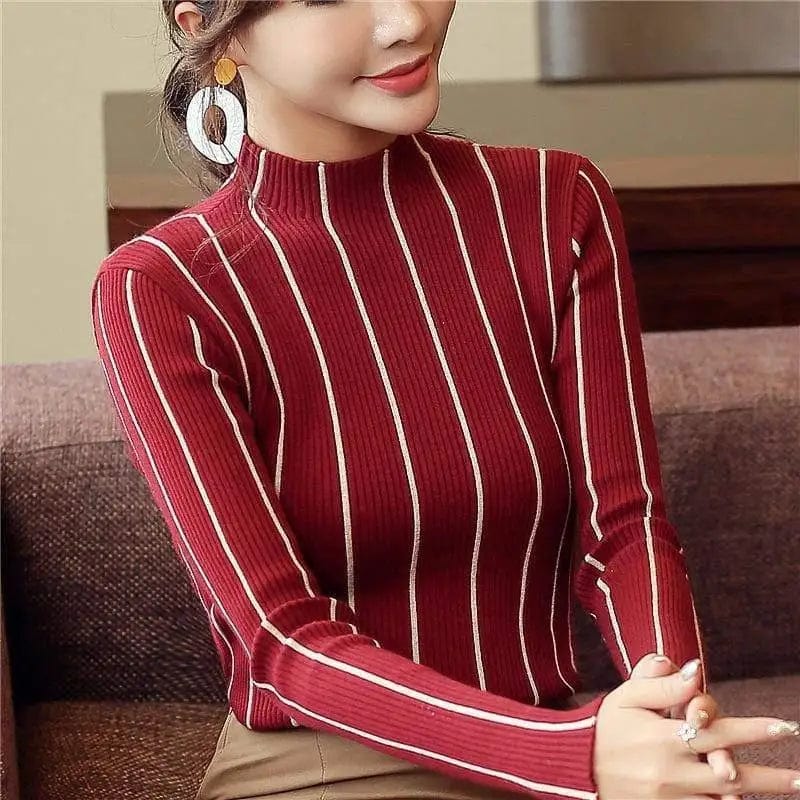 Cheky - Striped slim sweater