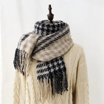 Cheky - New Style Cashmere Scarf With Thickened Shawl