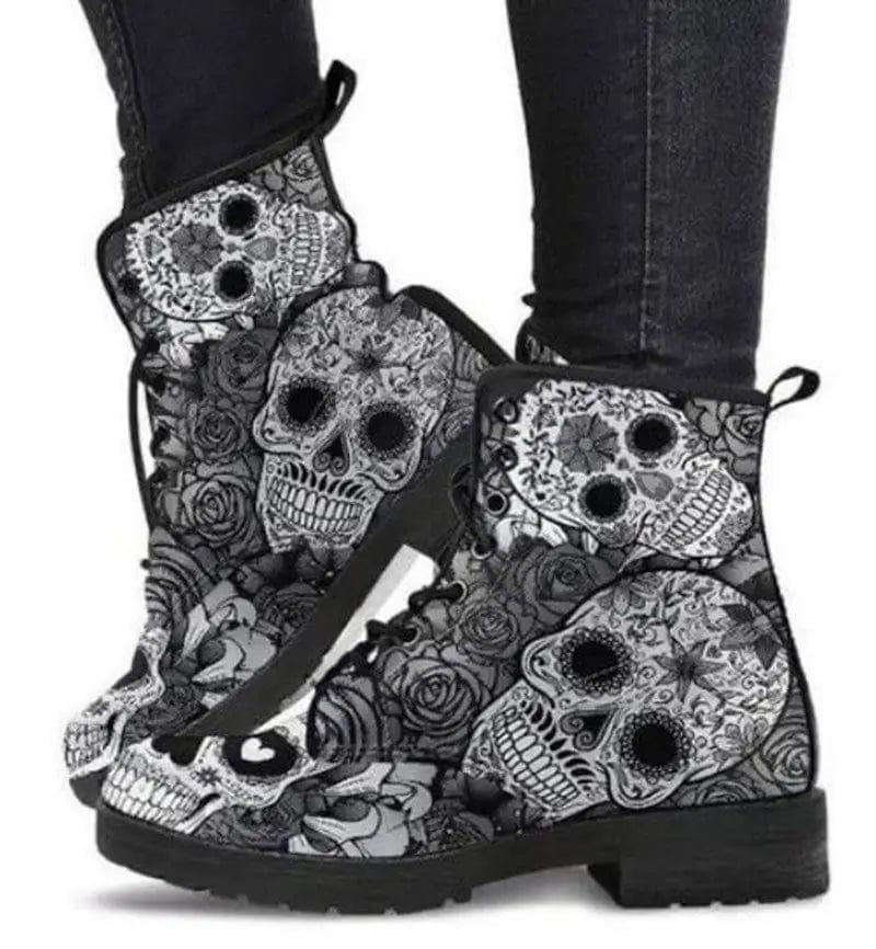 Cheky - Printed high-top boots women