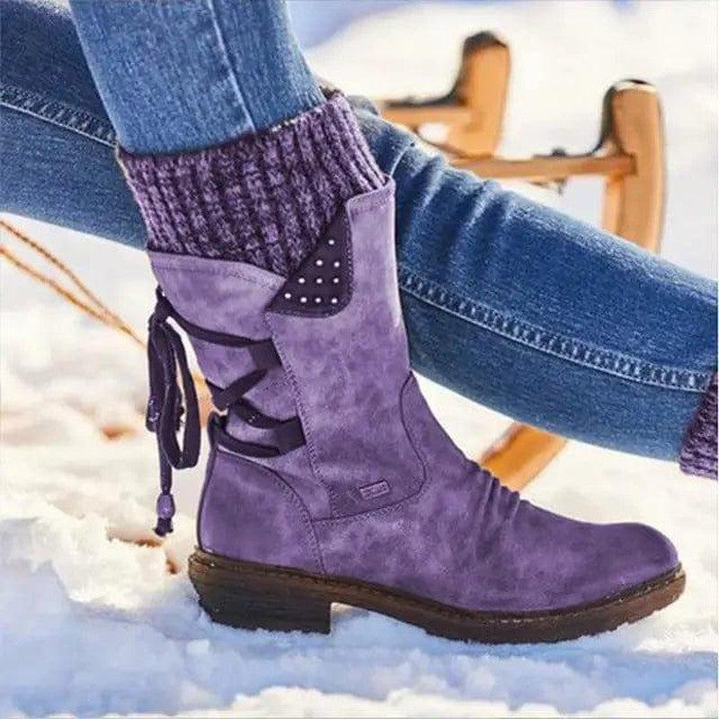 Cheky - Women Winter Boots Mid-Calf Snow Boots